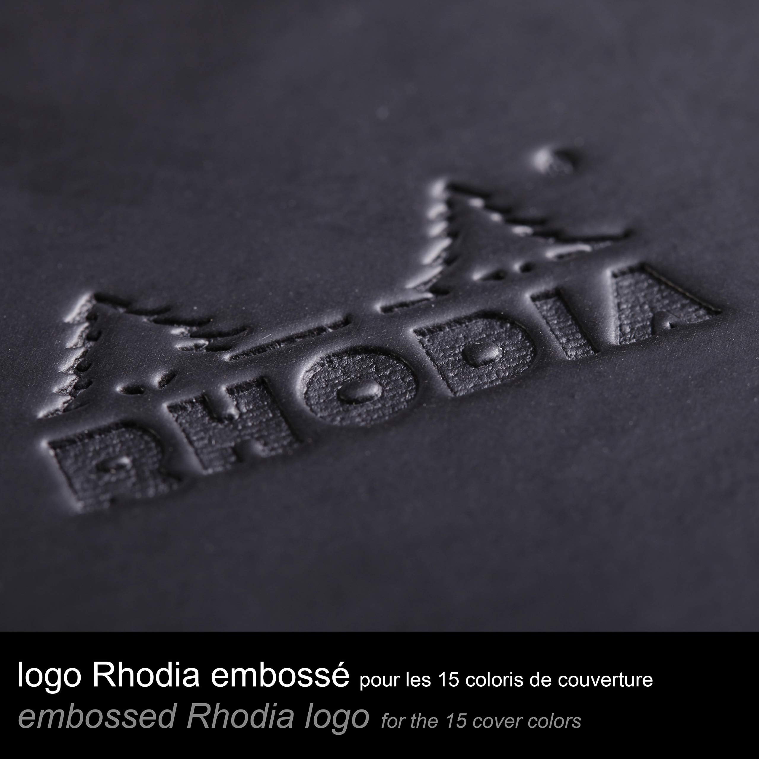 Rhodiarama Hardcover Notebook - Black, A5