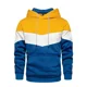 thumbnail image 3 of Sudaderas con capucha para hombre, Sudadera con capucha de retales, ropa deportiva para exteriores, moda urbana, Sudadera con capucha con bolsillo de lana para hombre, Otoño Invierno, tres colores, 3 of 5