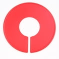 thumbnail image 3 of 10 Quantity Blank Plastic Clothing Size Divider Ring Wardrobe Divider Red Red, 3 of 8