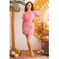 thumbnail image 3 of Organza Puff Short Sleeve Crop Top, 3 of 5