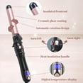 thumbnail image 3 of 2024 Newest Automatic Curling Wand Rotating Curling Iron, Professional 28mm/1.1 Inch Hair Curler Hair Styling Irons Fast Heating Wand for Medium/Long Hair, 3 of 6