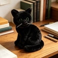 thumbnail image 6 of 10" Realistic Tuxedo Cat Plush Toy, Cute Lifelike Kitty Plush, Sofa, Bedroom Decor, Birthday, 6 of 8
