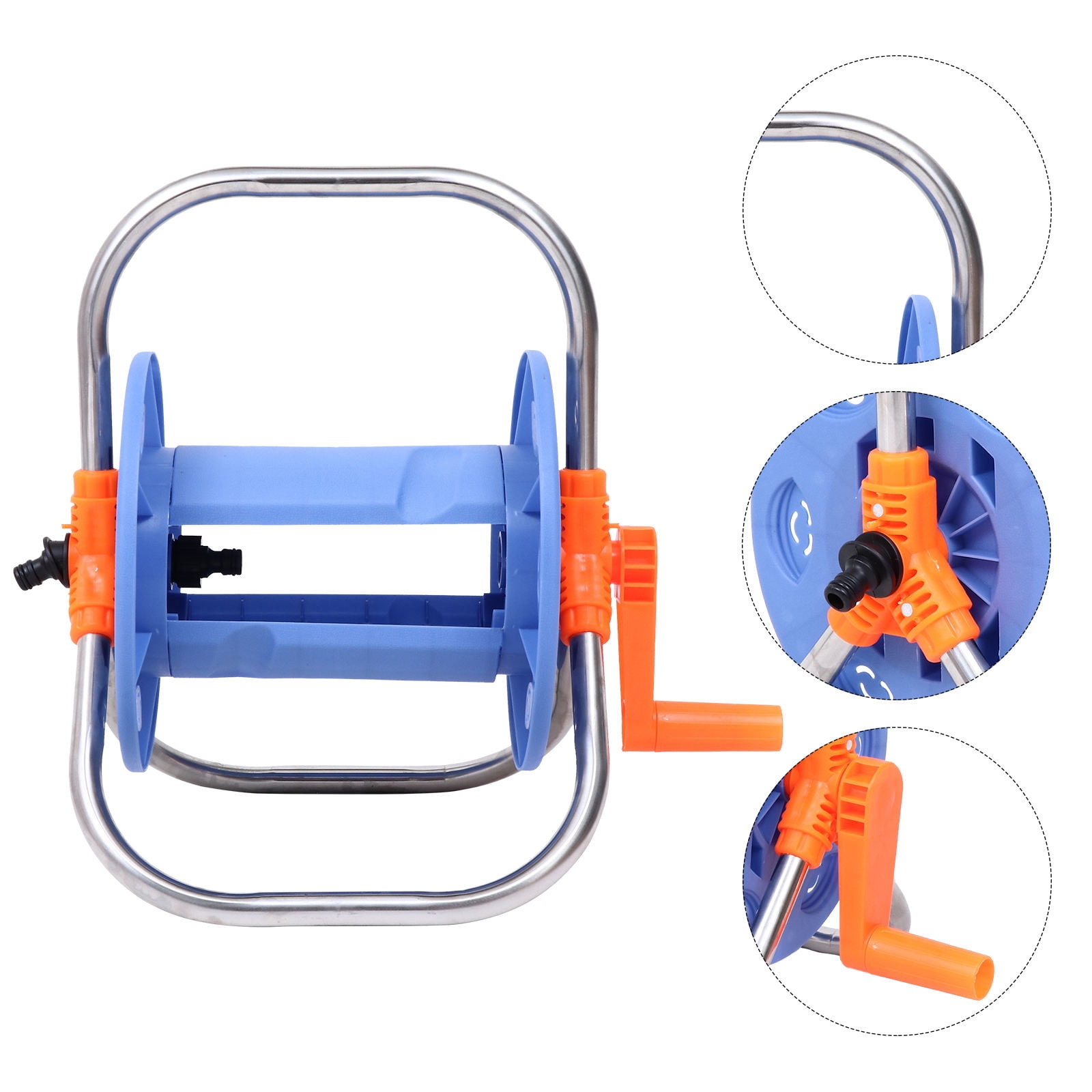 FOMIYES Hose Reel with Handle for Convenient Hose Storage and Easy Outdoor Watering Organization