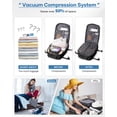 thumbnail image 5 of Vacuum Backpack for Travel, Vacuum Seal Carry on Backpack with Vacuum Compression, Vacuum Travel Backpack with Pump for Women Men Airline Approved Air Backpack Vacpack for Work College Daypack Black, 5 of 11