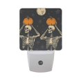 thumbnail image 6 of Yayeee LED Plug in Night Light for The Home with Auto Dusk to Dawn Light Sensors, 2 Pack, Halloween Skeleton Moon, 6 of 6