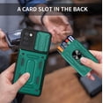 thumbnail image 5 of Case for Samsung Galaxy A71 5G with Card Holder, Heavy Duty Protection Phone Case with Magnetic Ring Kickstand Slide Camera Cover for Samsung Galaxy A71 5G LJK White, 5 of 10