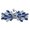 Royal Blue, variant on Vnanda Double Flower Rhinestone Hair Clip For Women Crystal Fancy Hair Clips Thick Long Decorative hair Accessories