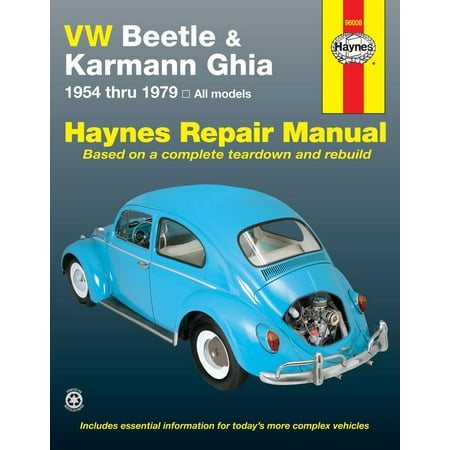 Volkswagen VW Beetle & Karmann Ghia (54-79) Haynes Repair Manual ^