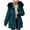 Dark Blue, variant on MuZeFu Winter Coats for Women Clearance under $50 Women's Fall And Winter Long Sleeved Warm Cotton Jacket Bread