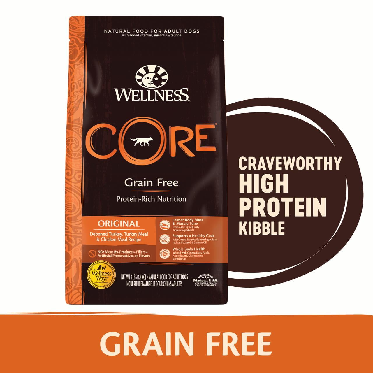 wellness core original dog food