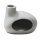 thumbnail image 5 of Quemador de incienso de cono de meditación de cerámica con soporte de Palo Santo con chimenea para Gris, 5 of 9