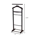 thumbnail image 5 of VL17014 Knight Valet with Extended Bar and Key Rack in Walnut, 5 of 7