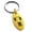 Gold, variant on Stainless Steel Letter T Initial 3D Monogram Engraved Small Oval Charm Keychain Keyring