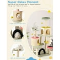 thumbnail image 6 of PXZEE 59" Cat Tree, Flower Cat Tower w/Sisal Scratching Posts for Indoor Cats, 6 of 7