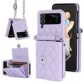 thumbnail image 3 of Crossbody leather wallet phone case suitable for Huawei p50pocket, lanyard and card Solt., 3 of 11