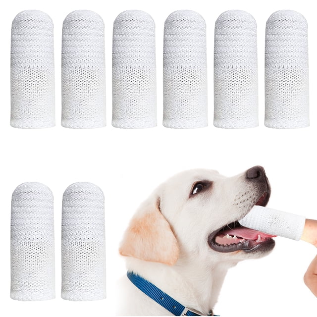 serony 8pcs Polyester Dog Toothbrush For High Efficient Cleaning Suitable For All Breeds Fine Workmanship