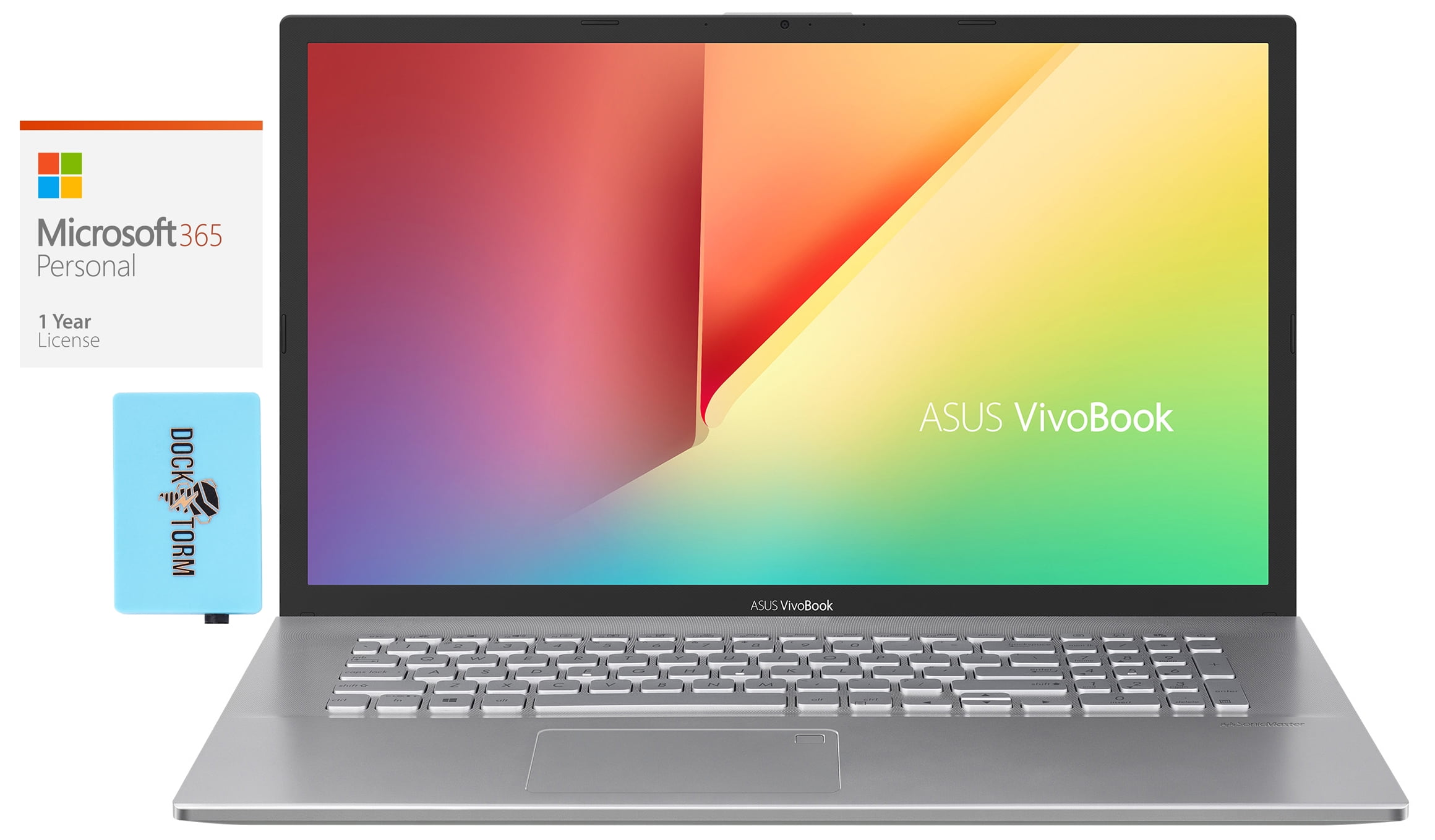 Asus VivoBook 17 Laptop: Intel Core i5-1135G7, 512GB SSD, 17.3