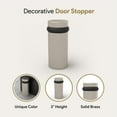 thumbnail image 3 of Mega Handles | Round Floor Door Stopper 3 inches | Satin Nickel, 3 of 4