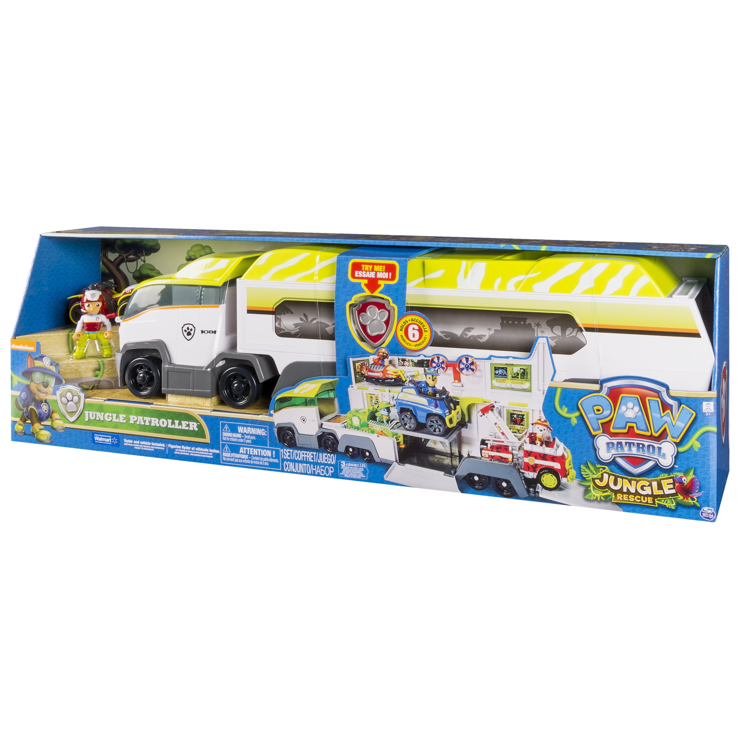 paw patrol jungle bus