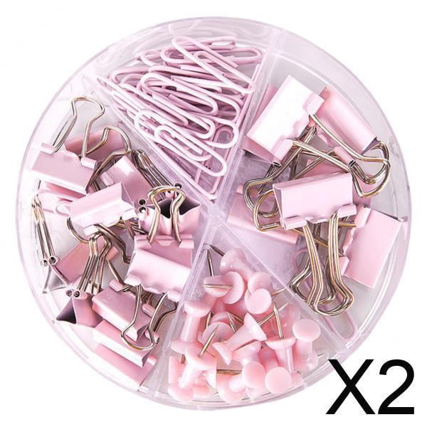 126 Piezas 3 Tamaños De Clips Para Carpetas, Abrazaderas , Grandes
