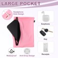 thumbnail image 6 of Uxcell Universal Running Armband Sleeve, Cell Phone Arm Bands Sleeve with Zipper Pocket Pink L, 6 of 8