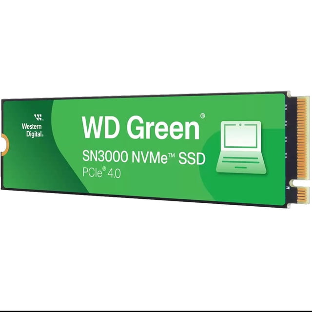 Unidad de Estado Solido SSD M.2 1TB WESTERN DIGITAL SN3000 NVMe PCIe 4.0 5000/4200 MB/s WDS100T4G0E-00CPS0