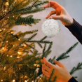 thumbnail image 4 of Christmas White Decoration 3pcs Boutique Bead Chain Foam Christmas Set Christmas Tree Hanging Decoration Scene Layout, 4 of 6