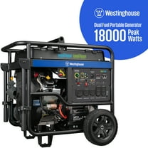 Westinghouse 18000 Peak Watt Dual Fuel Home Backup Portable Generator, Remote Electric Start, Transfer Switch Ready, Gas & Propane Powered, CO Sensor