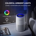 thumbnail image 2 of Air Purifier for Home Bedroom, AromaRoom H13 HEPA Filter For Smoke Pollen Dander Hair Smell Cleaner, 3-in-1 with Sleep Mode, Quiet Cleaner Pets, Home, Baby Room (White), 2 of 2
