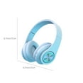 thumbnail image 3 of SPOORYYO Wireless Gaming Headset, Bluetooth 5.8 Mobile Computer Game Music Sports Game Headphones with LED Lights Multicolor, 3 of 9