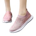 thumbnail image 1 of Deporte Zapatos Deportivos Casuales Rhinestone Glitter Slip On para Mujeres, 1 of 9