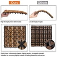 thumbnail image 6 of Eleanor Grace 27PCS Interlocking Patio Deck Tiles Outdoor Flooring for Garden Poolside Fir Wood Indoor Natural Wood, 6 of 9