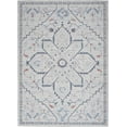 thumbnail image 2 of Nourison Home Machine Washable Series 1 Persian Ivory Blue 5'3" x 7'3" Area Rug, (5x7), 2 of 9
