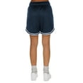 thumbnail image 2 of Women's New Era Silver/Navy Dallas Cowboys Sport Classics Mesh Shorts, 2 of 2