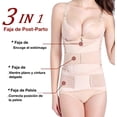 thumbnail image 4 of Faja Postparto 3 en 1 para recuperación del Vientre, Abdomen y Cintura E&N 3 en 1, 4 of 6