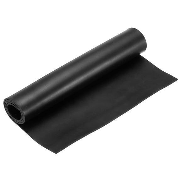 Neoprene Rubber Sheet 12" Wide x 1/8" Thick x 24" Long Solid Rubber Strip Roll Pad Insulation