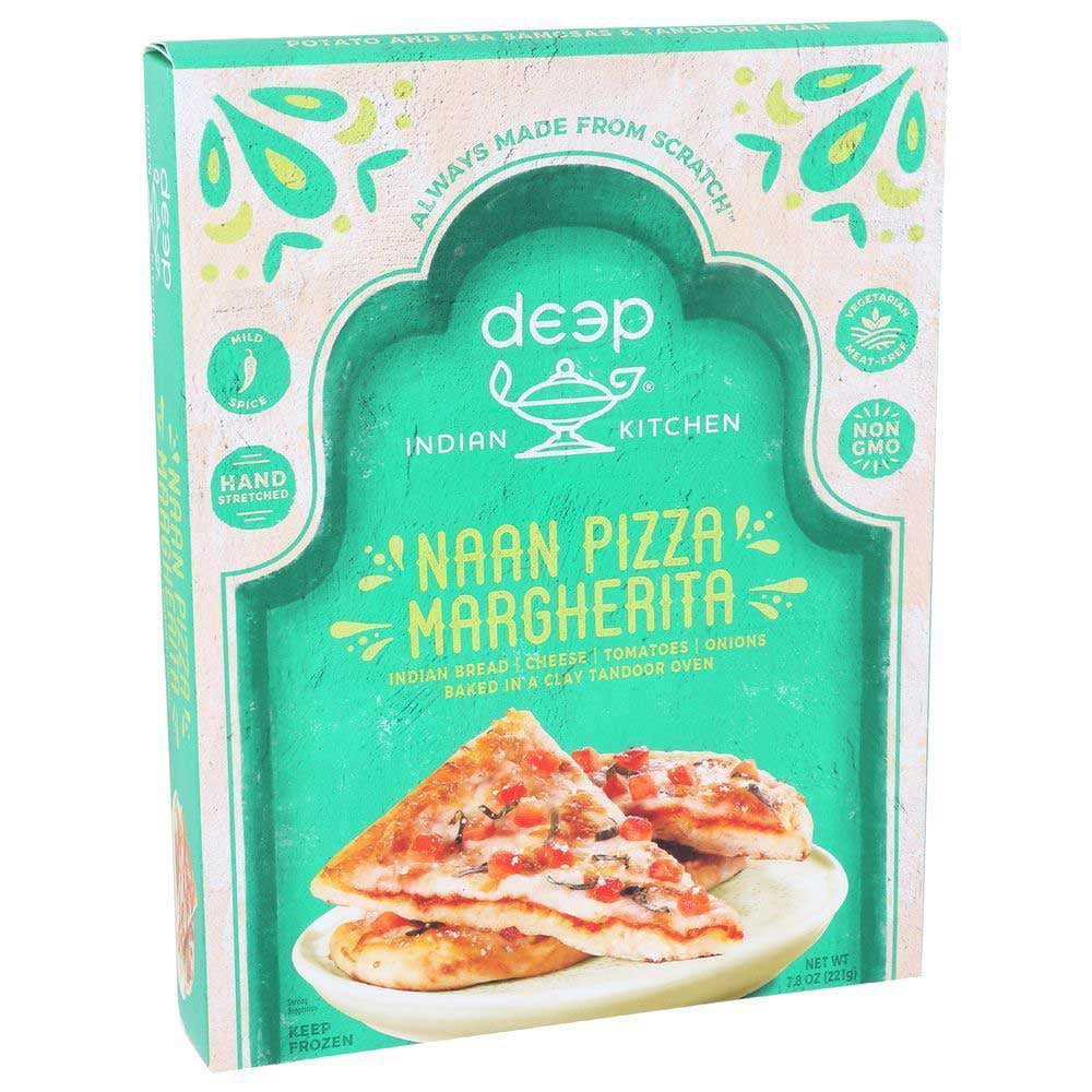 Deep Indian Kitchen Margherita Naan Pizza, 7.8 Ounce -- 12 per case.