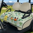 thumbnail image 3 of Xixirimido Golf Cart Seat Cover with 4 Pocket Quilted Golf Cart Seat Blanket Universal Club Car Seats Towel Fits 2-Person Carts Golf Carts Accessories, Golf Balls Hedgehog Cactus, 3 of 8
