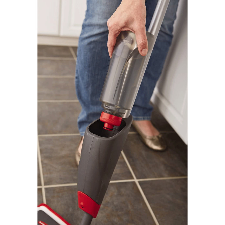 Rubbermaid Reveal Spray Mop Floor Cleaning Kit with Wet Pads and