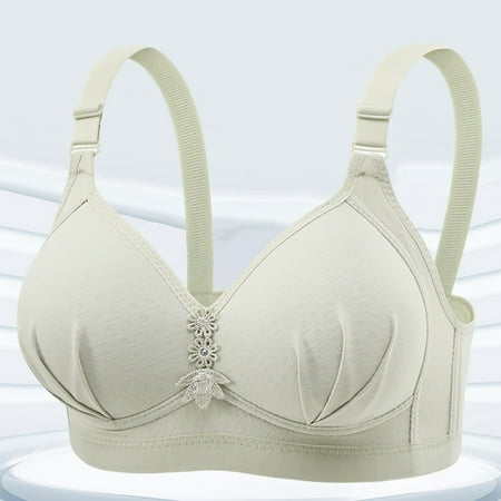Ukumplol Push Up Bras for Women Tshirt Bras for Women Front Underwearno Wire Bra Fashionable Women s Comfortable and Breathable Tank Top Bra Lounge Bras for Women Compression Bras Mint Green 46