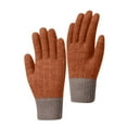 thumbnail image 4 of Cxenplz Womens Winter Knit Gloves Warm Touchscreen Gloves Windproof Thermal Sherpa Fleece Lined Gloves for Cold Weather, 4 of 4