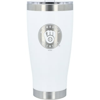 Milwaukee Brewers 16oz. Colorblock Stainless Steel Curved Tumbler