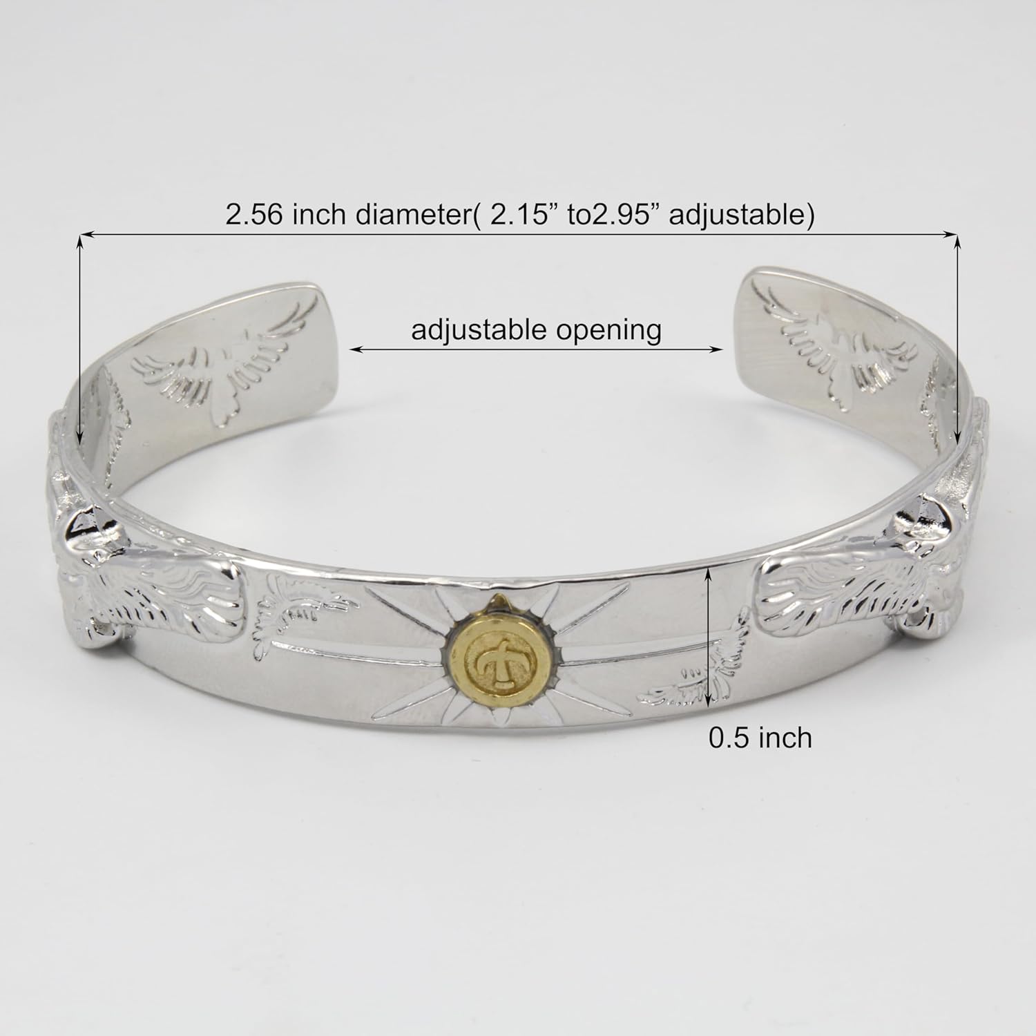 Leander S999 Antique Silver Plated Wide Feather Cuff Bracelet For Men Women Adjustable Retro Twisted Feathers Bracelets Gift Jewelry