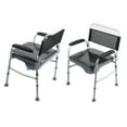 thumbnail image 4 of Commode Portable avec Hauteur Réglable, Cadre Médical, Coussin Anti-Dérapant, Surface en Mousse PU, Légère, Pliable, pour Personnes Âgées, Hauteur Réglable, 4 of 7
