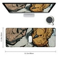 thumbnail image 2 of nygtbtfer  Cartoon Farm Chicken PU Leather Large  Mouse Pad for Desk,Long Gaming Keyboard Mouse Pad,Waterproof Computer Desk Writing Mat,Office Desk Accessories 31.5x11.8 in, 2 of 6