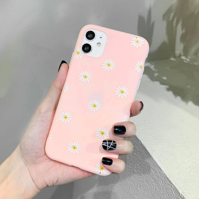Ottwn, funda de teléfono con flores de margaritas coloridas para iPhone 14 Pro Max 11 12 13 Pro Max X XR XS Max 7 8 6 6s 14 Plus, funda trasera suave de TPU Tan Jianjun unisex
