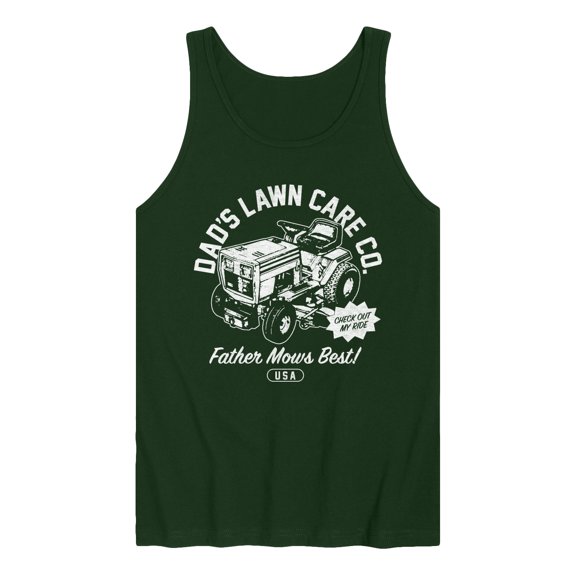 Instant Message - Dad's Lawn Care Co. Graphic Tank Top