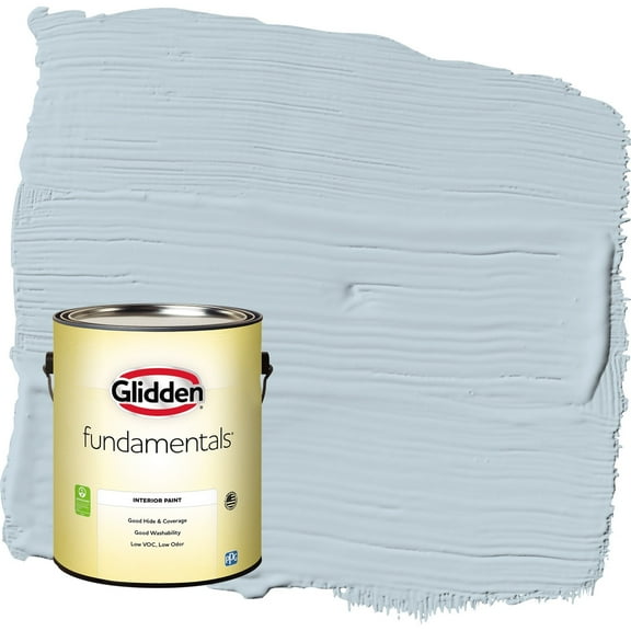 Glidden Fundamentals Keepsakes / Blue Flat Interior Paint, 1 Gallon