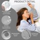 thumbnail image 2 of Hot Water Bottle with Cover,2L Hot Water Bag for Pain Relief,Hot and Cold Compress,Hand Feet Warmer,Menstrual Cramps,Relieve Neck and Shoulder Pain-Gr, 2 of 4