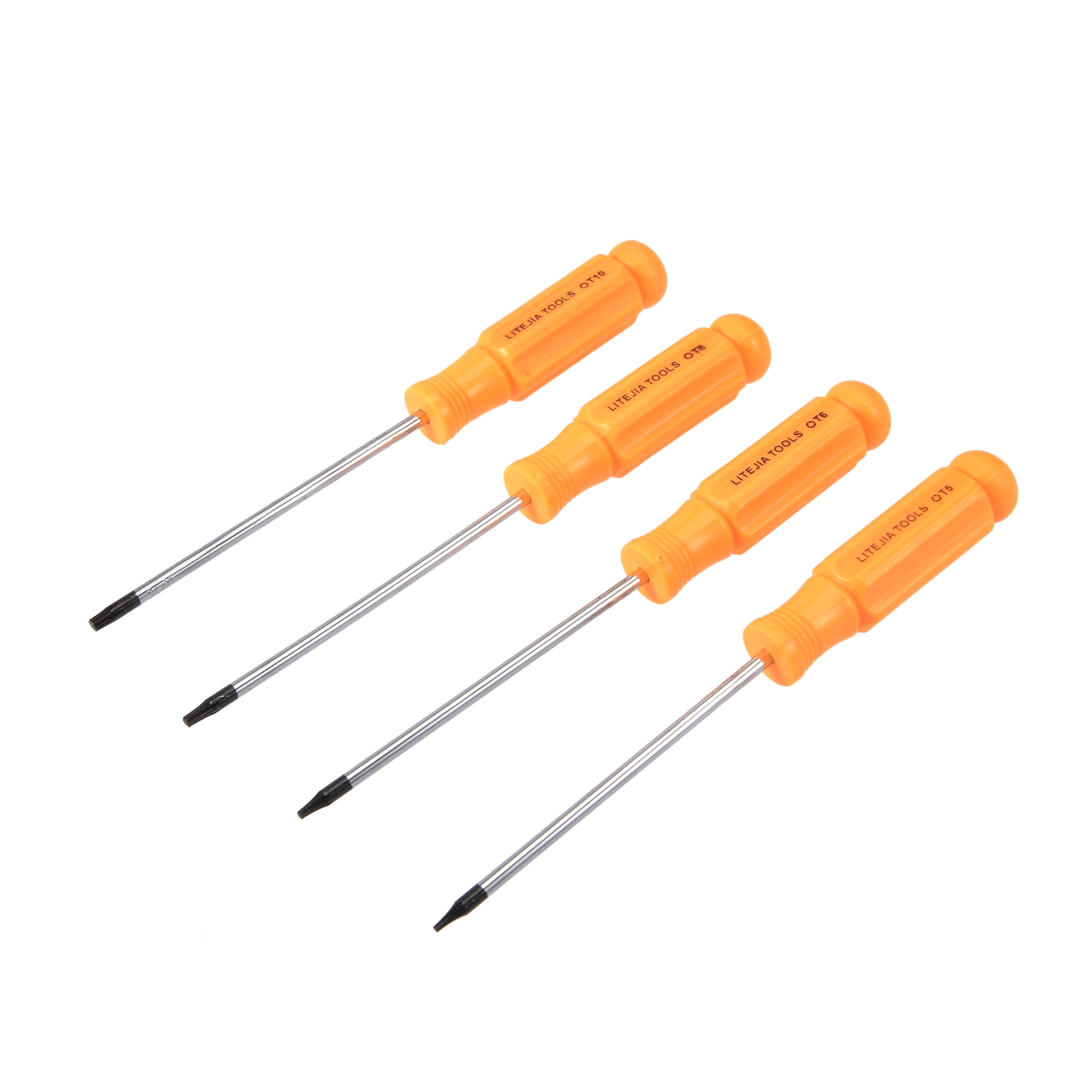 Unique Bargains 4 Pcs Tip Screwdrivers Tool T5 T6 T8 T10 Torx